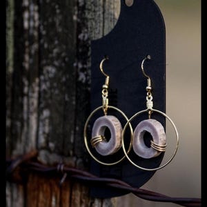Geweih Ohrringe, Boho Ohrringe, Festival Ohrringe, Montana Made Schmuck, Geweih Schmuck, Boho Schmuck, Hippie Ohrringe, 70er Jahre inspirierter Schmuck