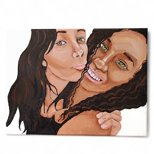 Custom Portrait Acrylic Painting