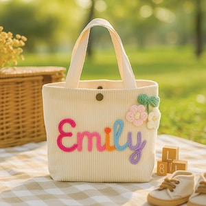 Personalized Name Handbag, Custom Name Handbag, Baby Shower Gifts, Traveling Handbag, Kids’ & Baby Handbags, Unique Gift, Travel Bag