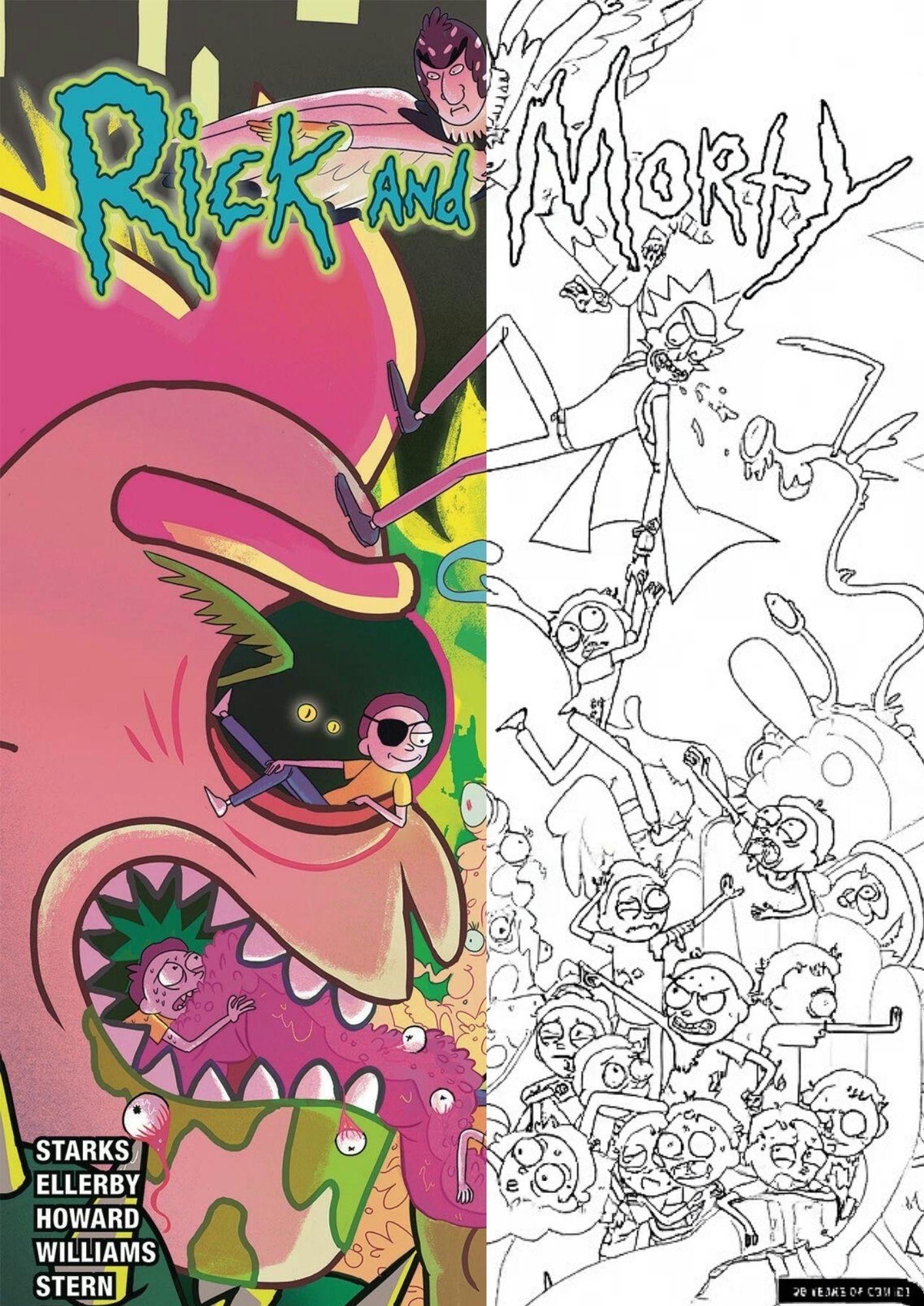 Rick Morty Coloring