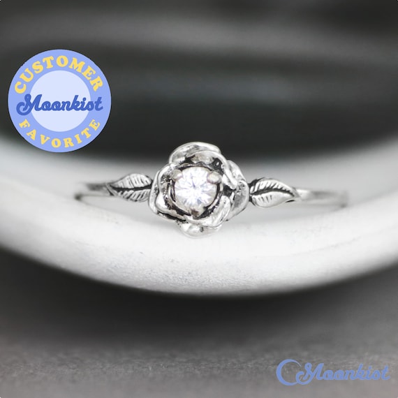 14k Yellow Gold Plated Round Cut Blue Tanzanite & White CZ Milgrain Engagement Wedding Ring-Blooming Flower Ring 14k Yellow Gold Plated Round Cut Blue Tanzanite & White CZ Milgrain Engagement Wedding Ring-Blooming Flower Ring