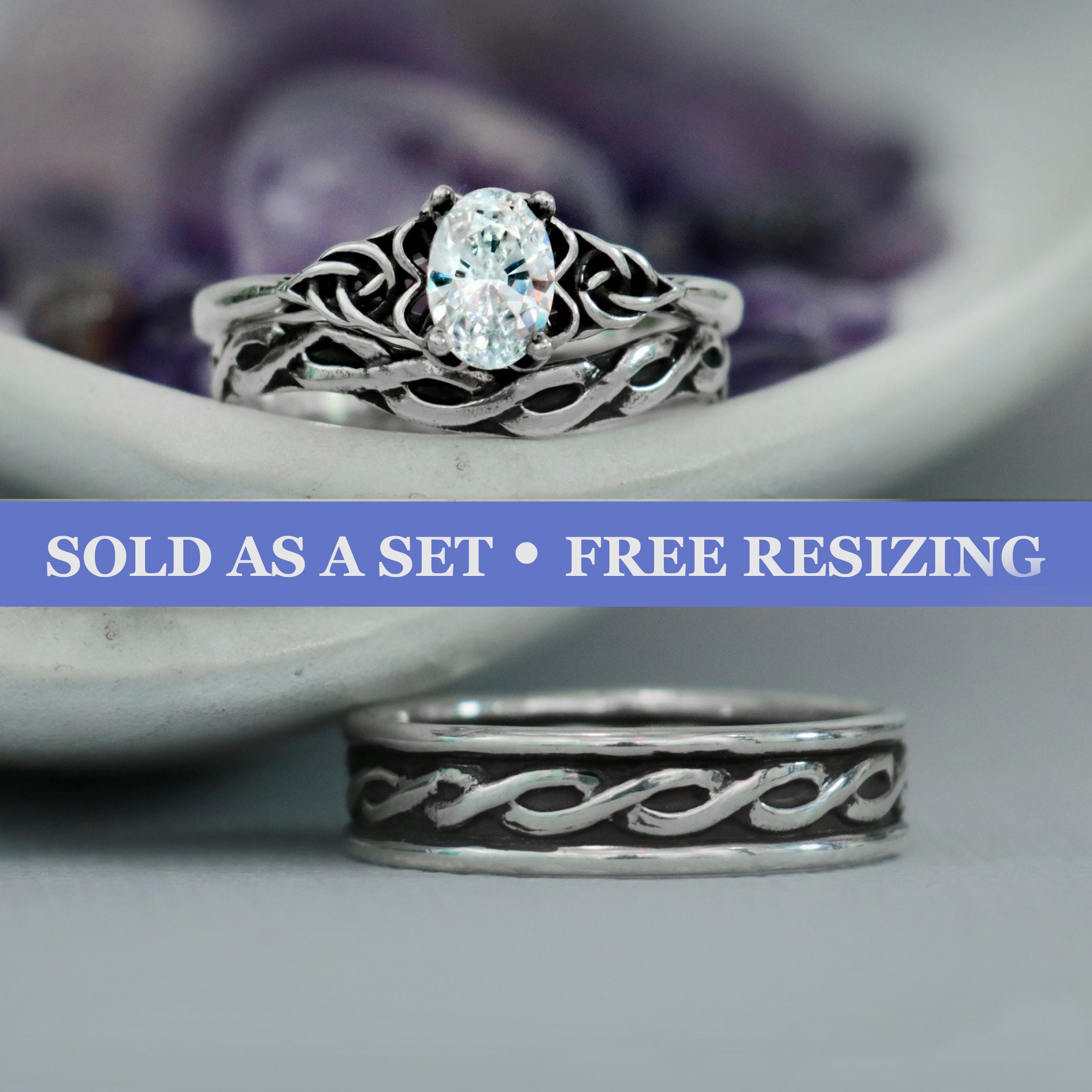 Celtic store pattern ring