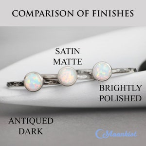 Moonkist finish options: Antiqued Dark, Satin Matte and Brightly Polished