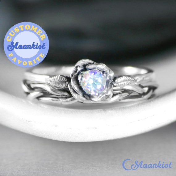 Anillo de compromiso con hojas de flores para mujer, sortija ajustable,  boda, regalo de San Valentín, joyería, Anillos abiertos|Anillos| -  AliExpress
