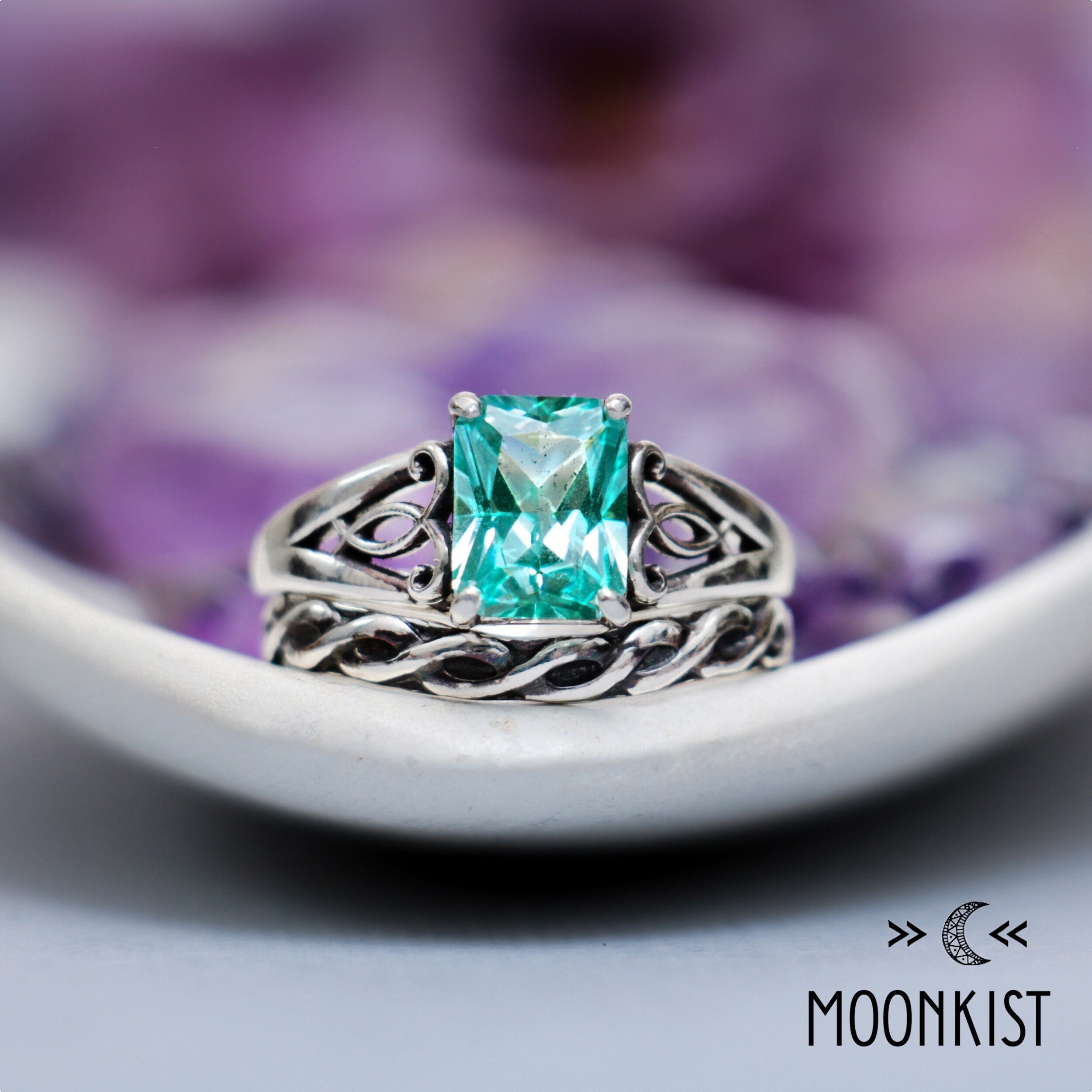 Blue green spinel best sale