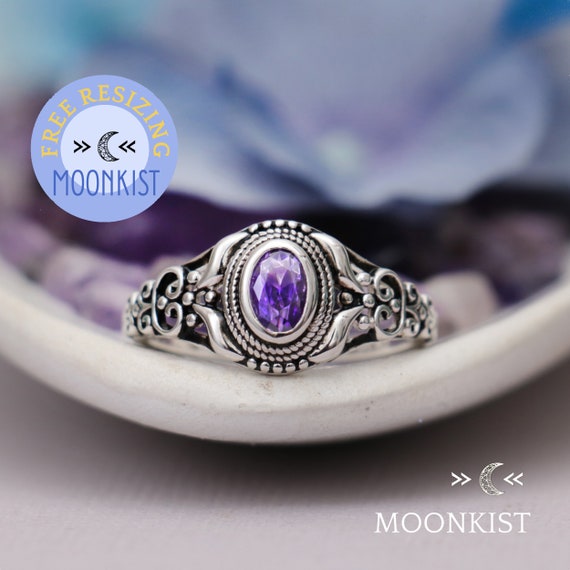 Unique High School Class Ring Sterling Silver Graduation Ring Graduation Gift for Her Oval Promise Ring Moonkist Designs Etsy Canada