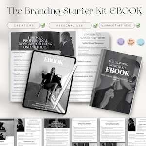 The Branding Starter Kit eBook, Build a Cohesive Brand Identity, Branding Guide for Creators and Small Businesses, Instant Digital Download