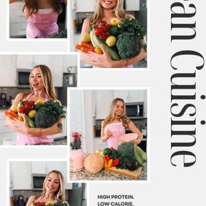 Clean Eating Digital Cookbook High Protein Recipes PDF Low Calorie Meal Guide Healthy Whole Food Recipes Printable Cookbook