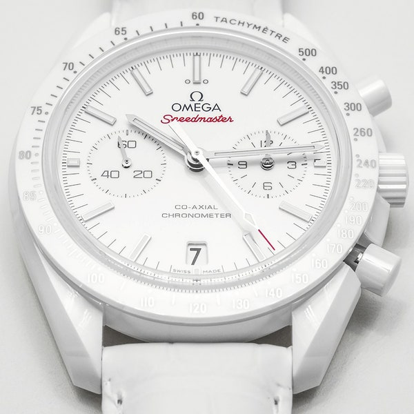 OMEGA Speedmaster Moonwatch White Side of the Moon Men's Watch 31193445104002
