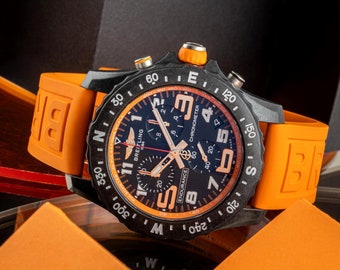 BREITLING Endurance Pro chronograaf quartz herenhorloge met zwarte wijzerplaat