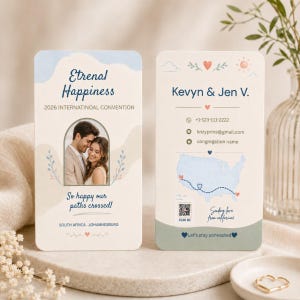 2026 Convention Contact Cards, Bookmark, Wrappers | Digital Download