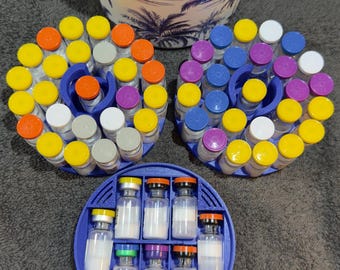 60 3ml Vial Storage Insert Set for 32oz Hydrapeak Food Jars