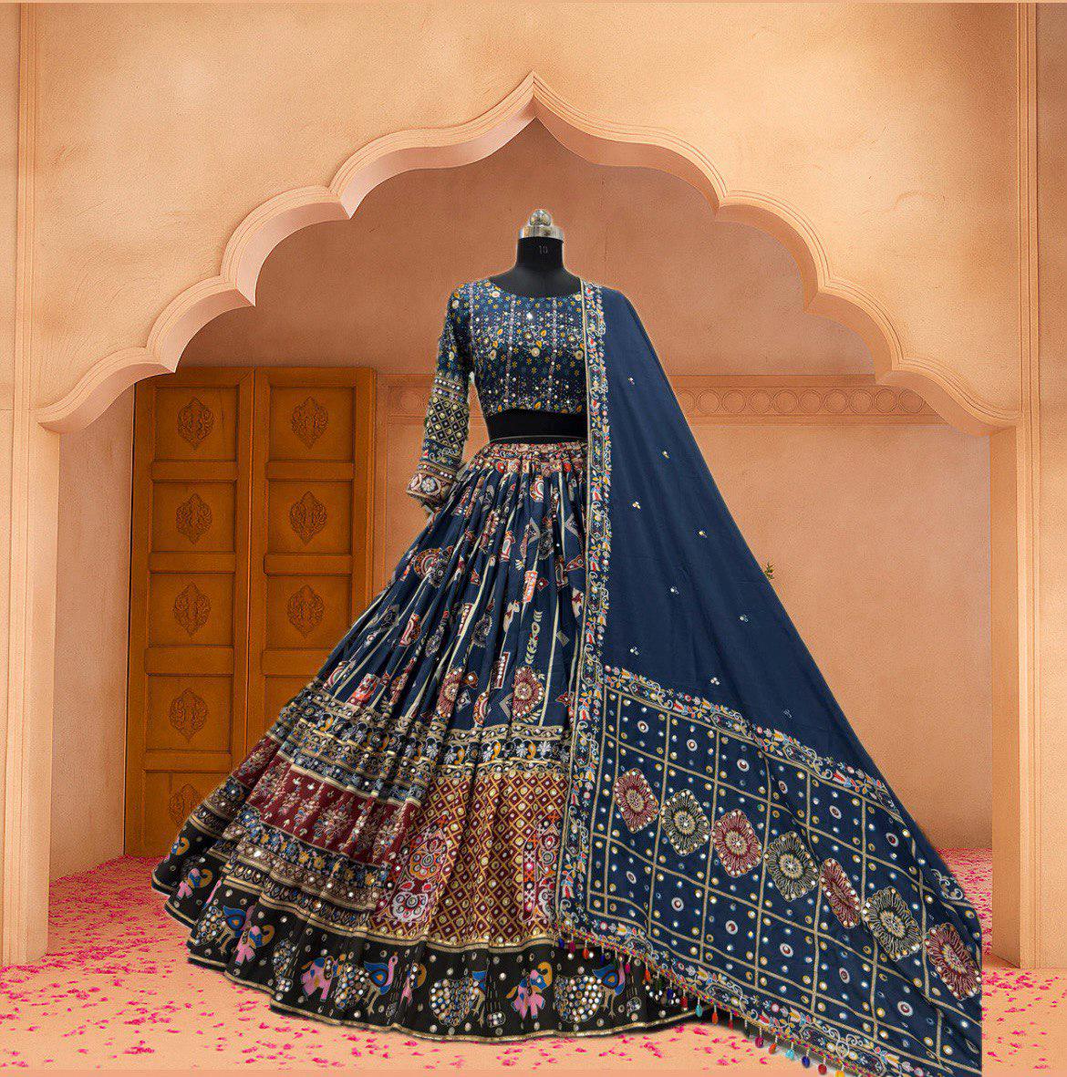 Pattern Ram Leela Lehenga Ramleela Style Chaniya Choli Shop