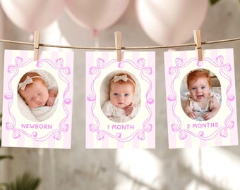 Mermaid Birthday Photo Banner, Doodle Mermaid Banner, Pink Mermaid Under the Sea Invite, Mermaid Theme, Digital Editable Canva Template