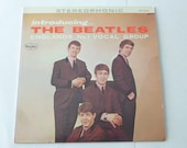 Vintage Vinyl Introducing The Beatles Vinyl Record LP VJLP 1062 Stereophonic VEE Jay Records 1964 Beatles Records