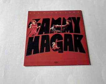 ヴィンテージ サミー・ヘイガー オール・ナイト・ロング ビニールレコード LP - 1978 キャピトル・レコード