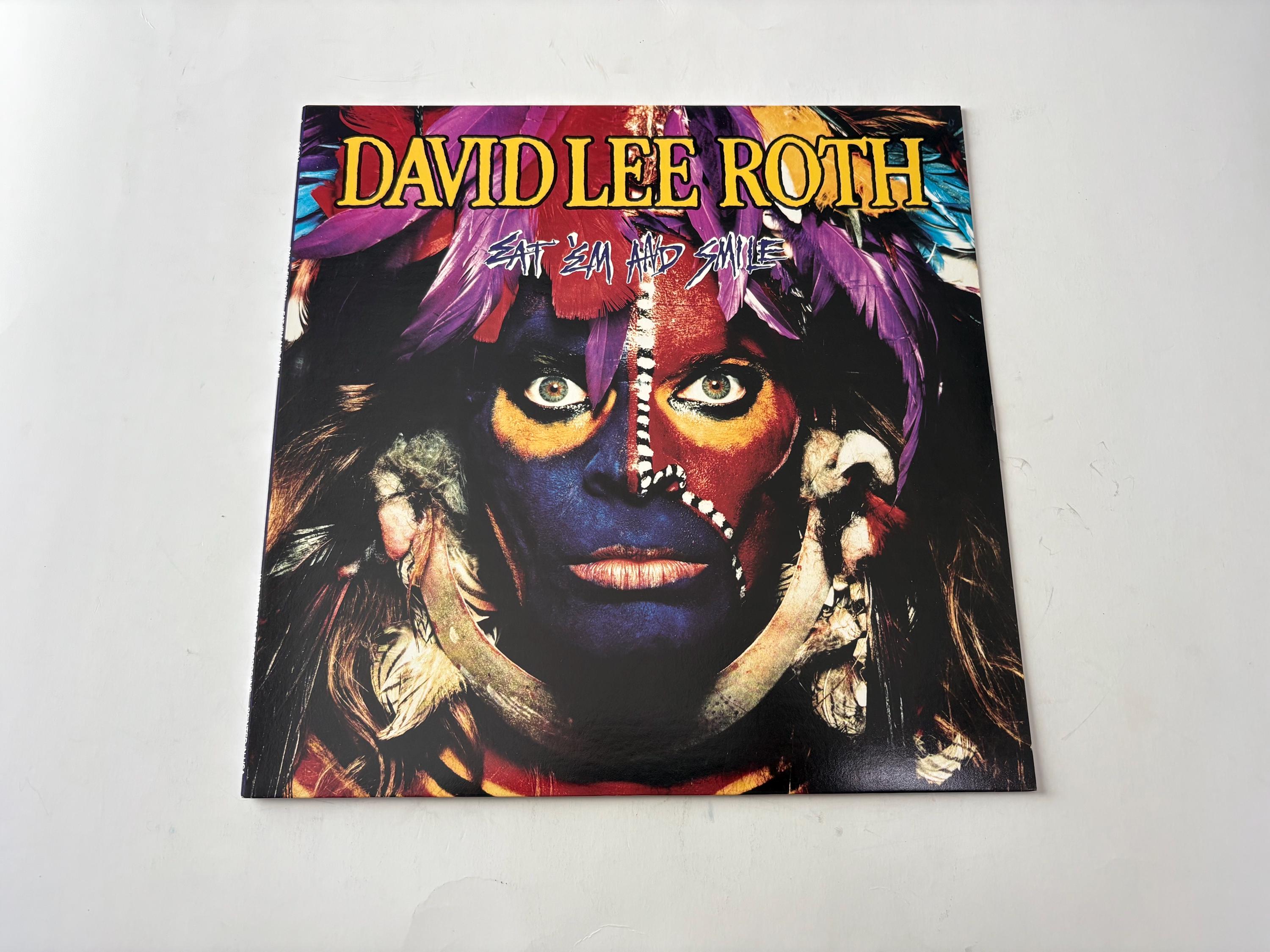 David Lee Roth Eat 'em and Smile Vinyl Record LP WB Records 1986