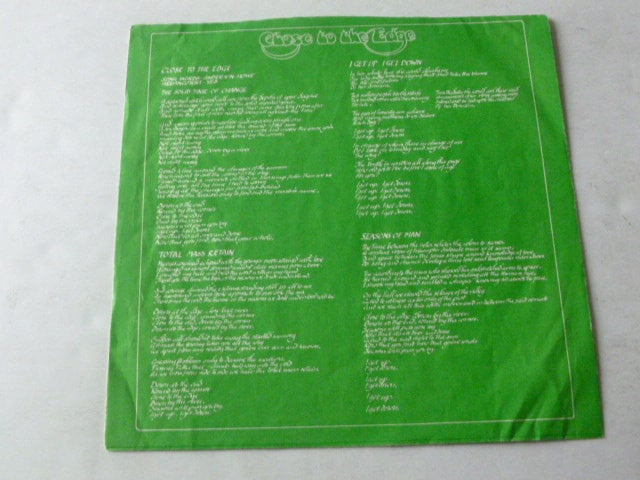 Yes Close To The Edge Vinyl Record Lp Sd Atlantic Etsy