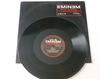 Eminem "Bitch Please II" Featuring Dr. Dre, Snoop Dogg, Xzibit And Nate Dogg 12" Vinyl Record LP INTR-10115-1 Interscope Record 2000
