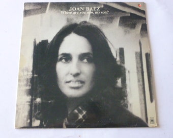 Joan Baez Where Are You Now , My Son? (Promo Copy) Vinyl Record LP SP-4390 A&M Records 1973 Vinyl Records  Sale