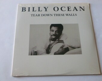 Billy Ocean Tear Down These Walls (Sealed) Vinyl Record LP JL-8495 Arista Records 1988 Record Sale