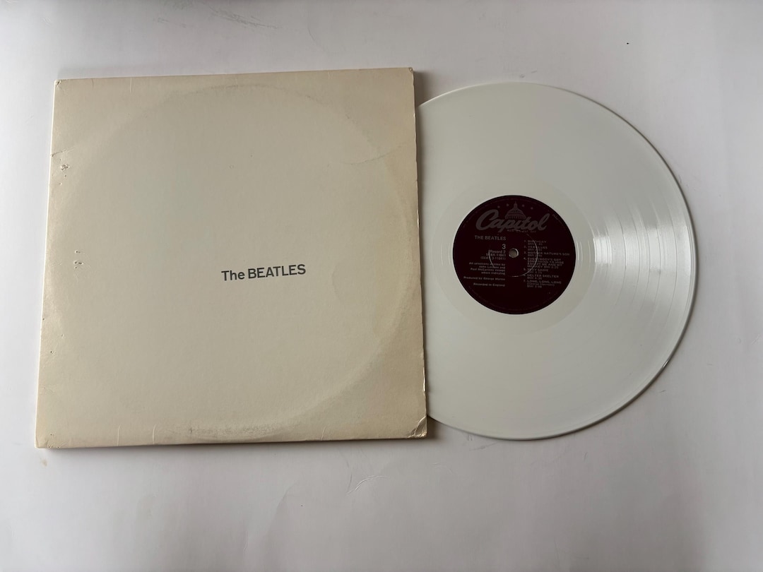 The Beatles WHITE ALBUM ドイツ盤 LP Stereo The Beatles White Album: 1978 White Vinyl Record, Poster & Photos