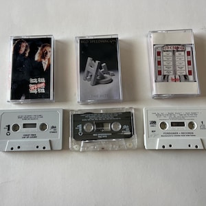 Foreigner, Cheap Trick, REO Speedwagon Cassette Tape Lot