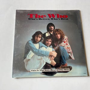 The Who Who&#39;s Better, Who&#39;s Best (Sealed) Vinyl Record LP R 200790 MCA Records 1988 Record Sale