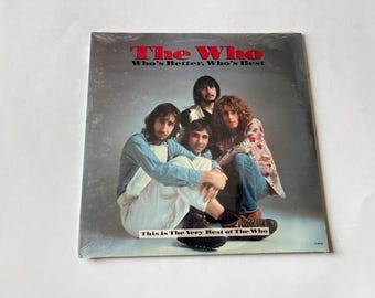 The Who "Who's Better, Who's Good" Vinyl LP, Sealed 1988 MCA Records