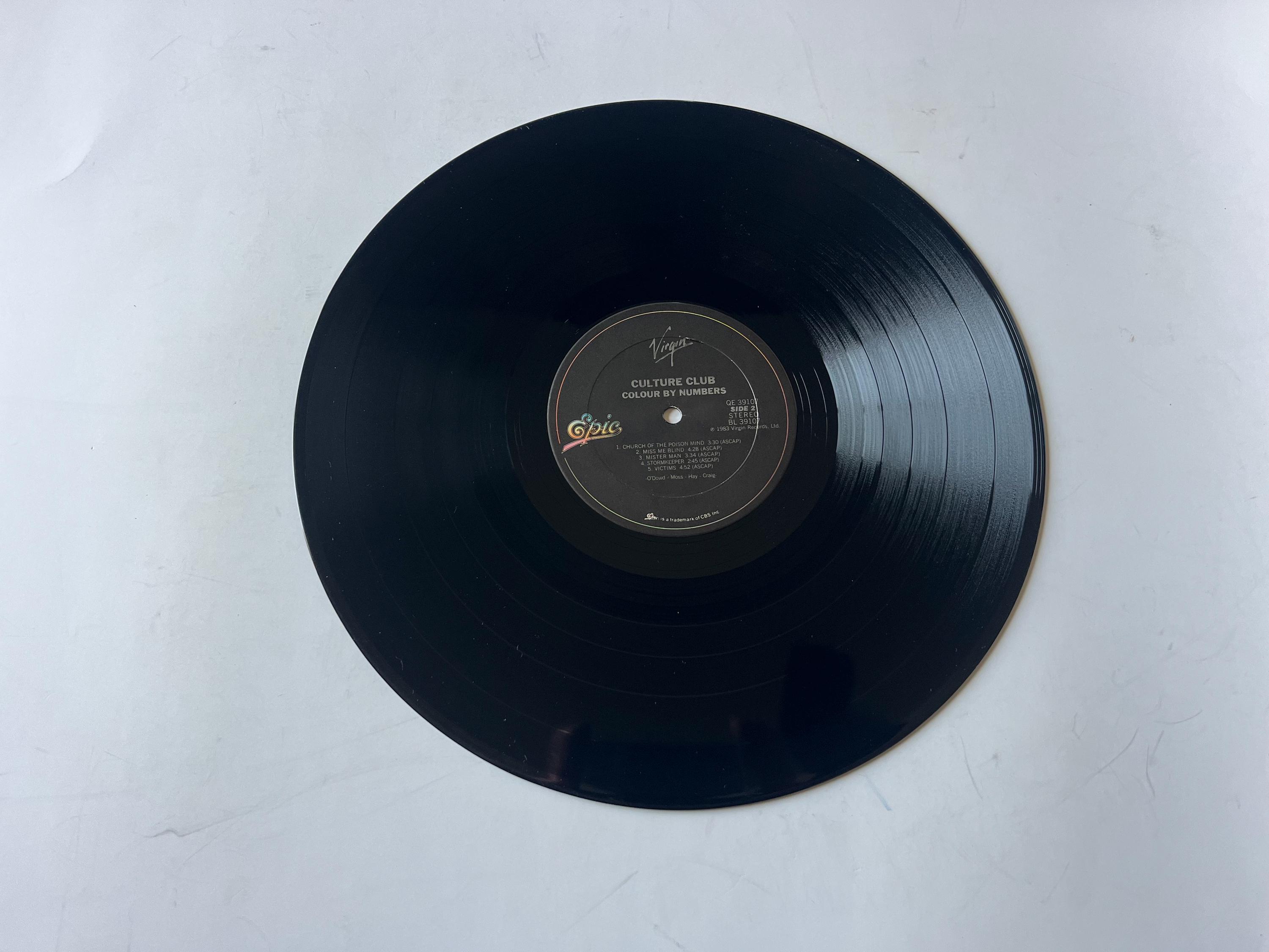 カルチャー・クラブ「カラー・バイ・ナンバーズ」ビニールレコードLP