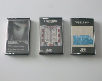 Foreigner Lot Of 3 Assorted Cassette Sale