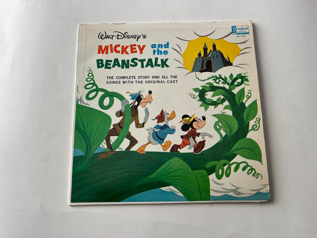Mickey and the Beanstalk Vinyl Record LP 1963 Disneyland Records