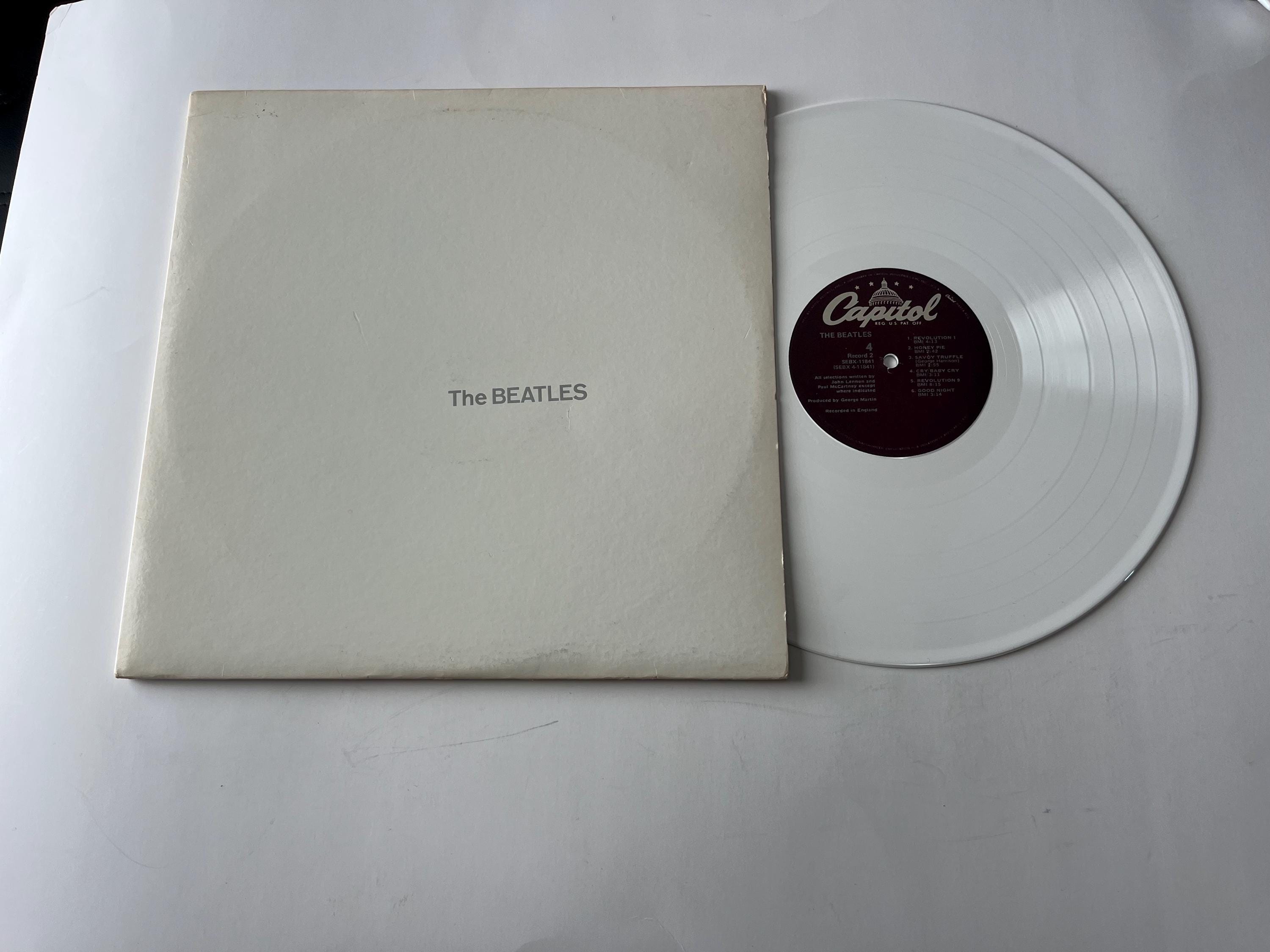 The Beatles White Album on White Vinyl Record SEBX-11841