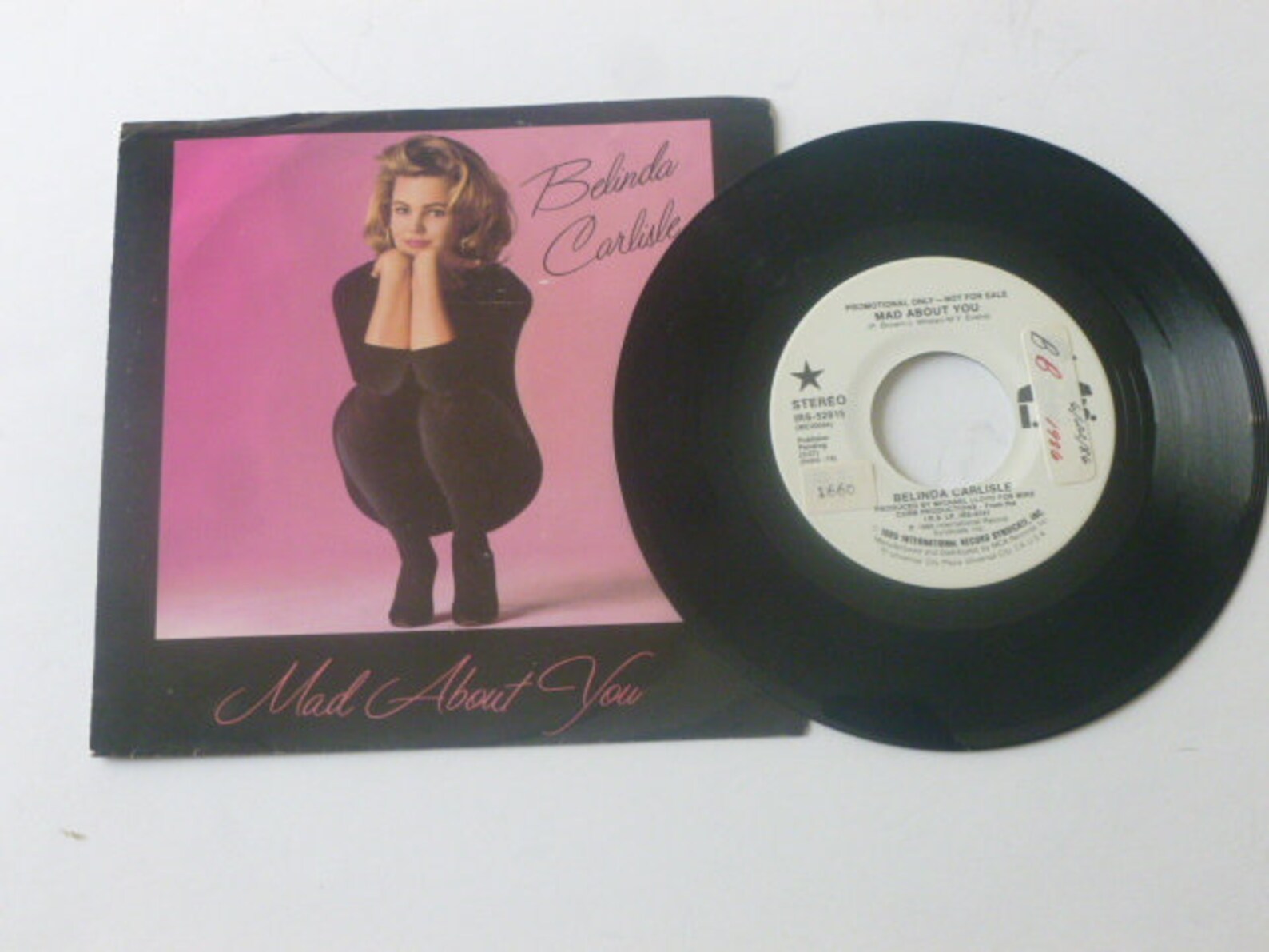 Belinda Carlisle Mad About You 45 7 Record 45rpm Vinyl Record IRS52815