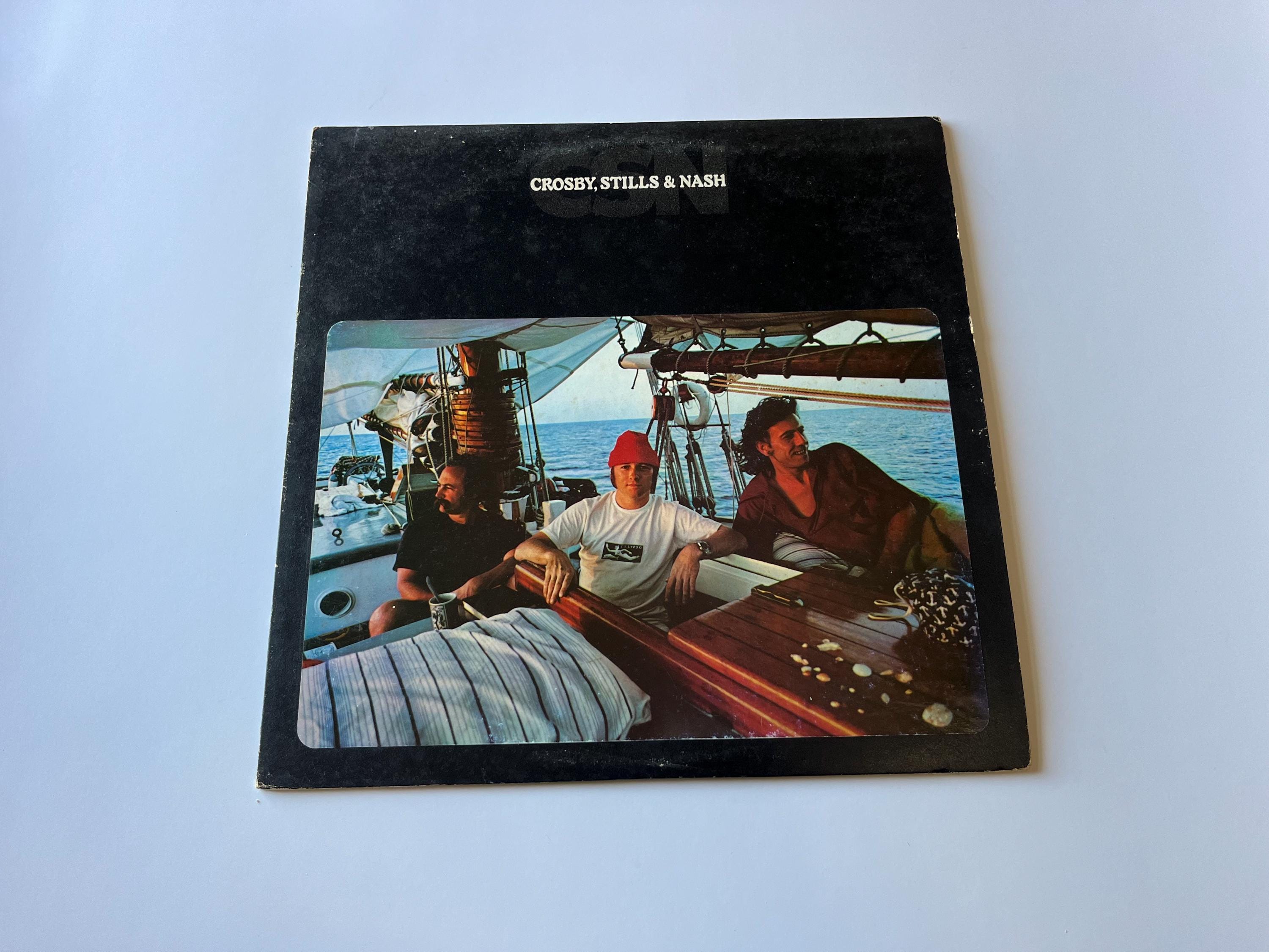 クロスビー•スティルス＆ナッシュ　サイン入りレコード クロスビー、スティルス＆ナッシュ ビニールレコード LP - 1977年日本