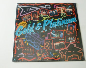 Gold & Platinum Volume Five (Sealed)-(Various Artists) Vinyl Record LP 1P 7898 Realm Records 1989 Record Sale