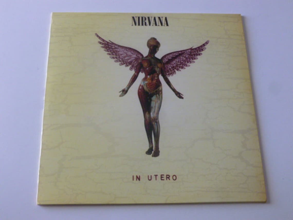 Nirvana in Utero Vinyl Record 12 Yellow Vinyl Limited - Etsy