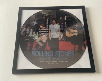 The Rolling Stones Who Are The Stones? Picture Disc (12" Black Frame) Vinyl Record LP Baktabak Records London Vinyl Records  Sale