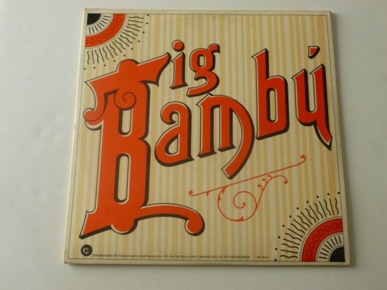 Cheech & Chong Big Bambu LP SP-77014 no Rolling Paper Ode - Etsy