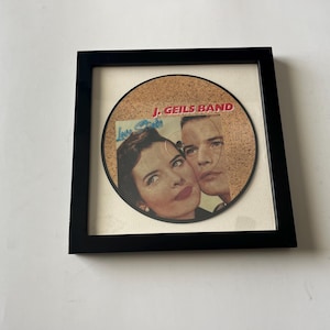 J. Geils Band &#39;Love Stinks&#39; Framed 7&quot; Picture Disc - 1980 EMI Record