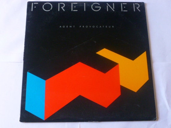 Foreigner Agent Provocateur Vinyl Record LP 81999-1-E Atlantic - Etsy