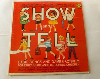 Show And Tell Basic Songs And Games Activity For Early Grade And Pre- School Children Vinyl Record LP 118 Golden Records 19?