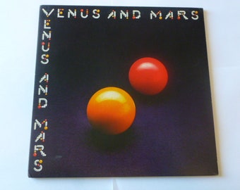 Wings Venus And Mars Vinyl Record LP PCTC 254 Capitol Records 1975 (Gt. Britain Issue) Vinyl Records  Sale