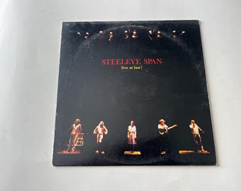 Steeleye Span Live At Last Vinyl Record LP - 1978 Chrysalis Records