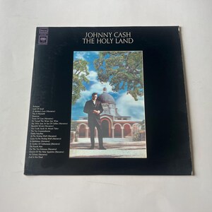 Johnny Cash The Holy Land Vinyl Record LP - 1969 Columbia Records