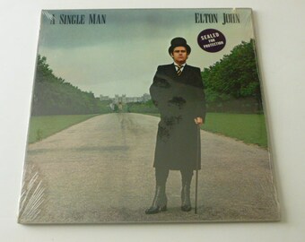 Elton John A Single Man Vinyl Record LP MCA-3065 (Sealed) MCA Records 1978 Record Sale