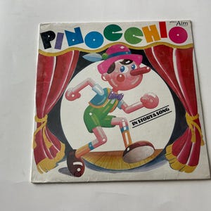 Vintage Pinocchio In Story & Song Vinyl Record LP - 1981 (Sealed)