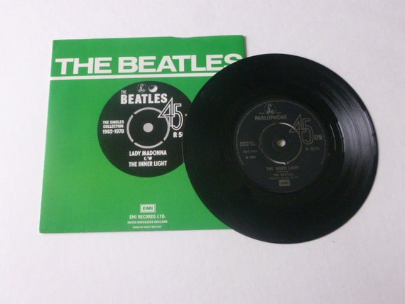 The Beatles Lady Madonna/the Inner Light 7 45rpm Record - Etsy