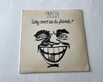 War Why Can't We Be Friends? (with Poster) Vinyl Record LP