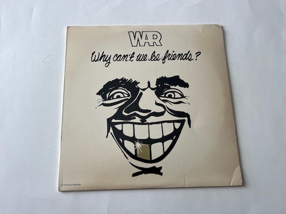 War Why Can't We Be Friends? (with Poster) Vinyl Record LP